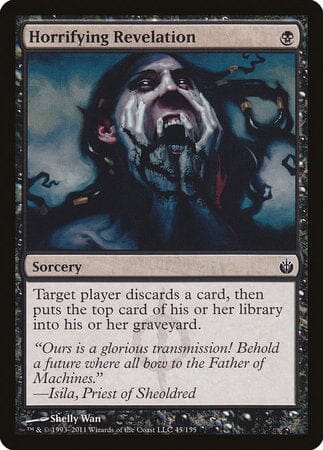 Horrifying Revelation [Mirrodin Besieged] MTG Single Magic: The Gathering  | Multizone: Comics And Games