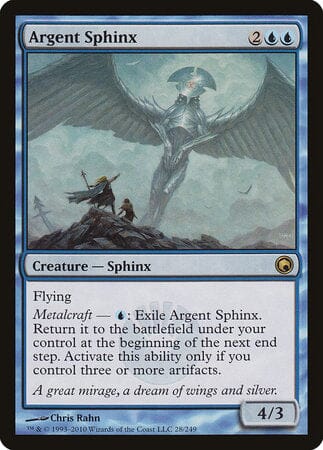 Argent Sphinx [Scars of Mirrodin] MTG Single Magic: The Gathering  | Multizone: Comics And Games