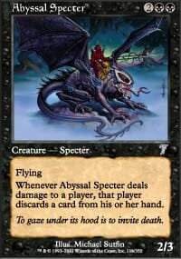 Abyssal Specter [Seventh Edition] MTG Single Magic: The Gathering  | Multizone: Comics And Games