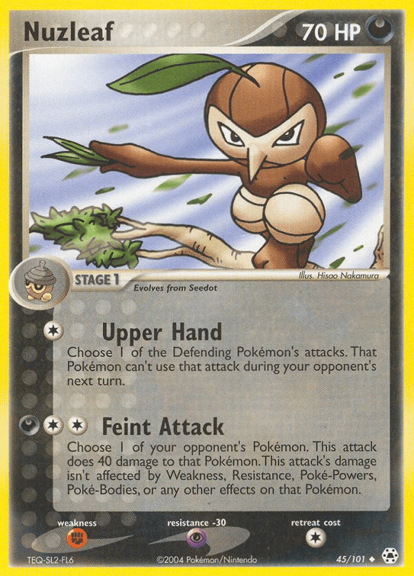 Nuzleaf (45/101) [EX: Hidden Legends] Pokemon Single Pokémon  | Multizone: Comics And Games