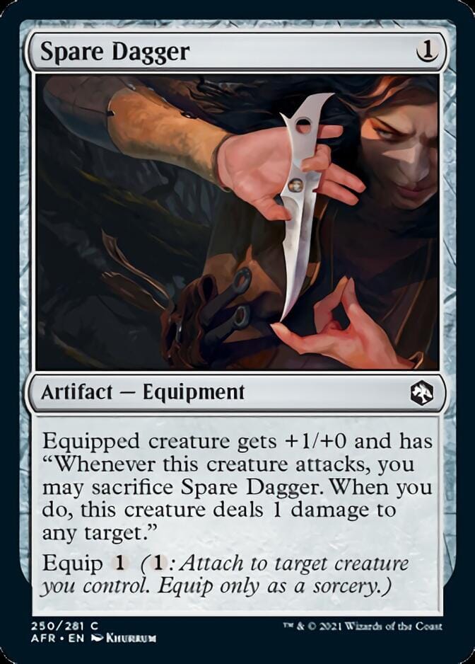 Spare Dagger [Dungeons & Dragons: Adventures in the Forgotten Realms] MTG Single Magic: The Gathering  | Multizone: Comics And Games