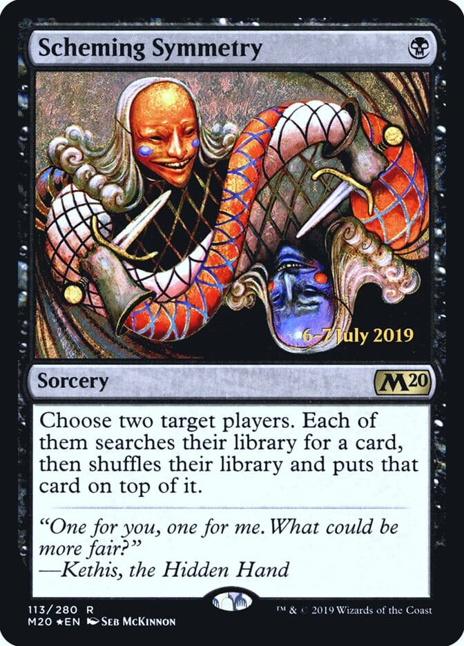 Scheming Symmetry [Core Set 2020 Prerelease Promos] MTG Single Magic: The Gathering  | Multizone: Comics And Games