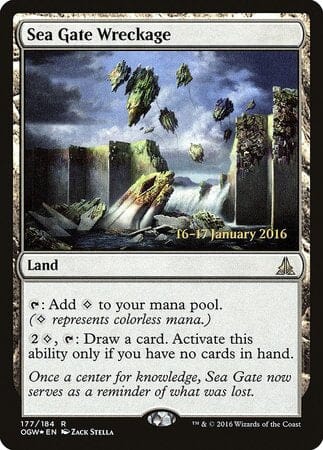 Sea Gate Wreckage [Oath of the Gatewatch Promos] MTG Single Magic: The Gathering  | Multizone: Comics And Games