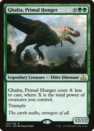 Ghalta, Primal Hunger [Rivals of Ixalan Promos] MTG Single Magic: The Gathering  | Multizone: Comics And Games