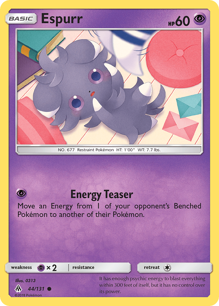 Espurr (44/131) [Sun & Moon: Forbidden Light] Pokemon Single Pokémon  | Multizone: Comics And Games