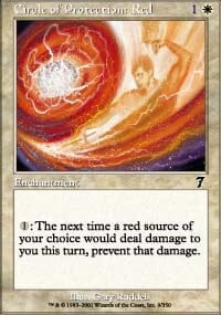 Circle of Protection: Red [Seventh Edition] MTG Single Magic: The Gathering  | Multizone: Comics And Games