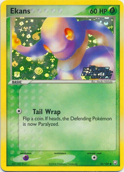 Ekans (55/109) (Stamped) [EX: Team Rocket Returns] Pokemon Single Pokémon  | Multizone: Comics And Games