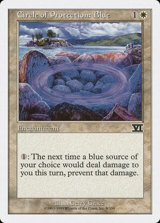 Circle of Protection: Blue [Classic Sixth Edition] MTG Single Magic: The Gathering  | Multizone: Comics And Games