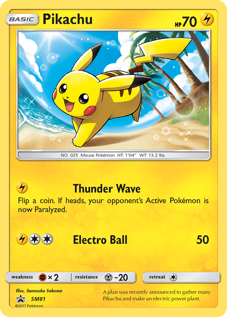 Pikachu (SM81) [Sun & Moon: Black Star Promos] Pokemon Single Pokémon  | Multizone: Comics And Games