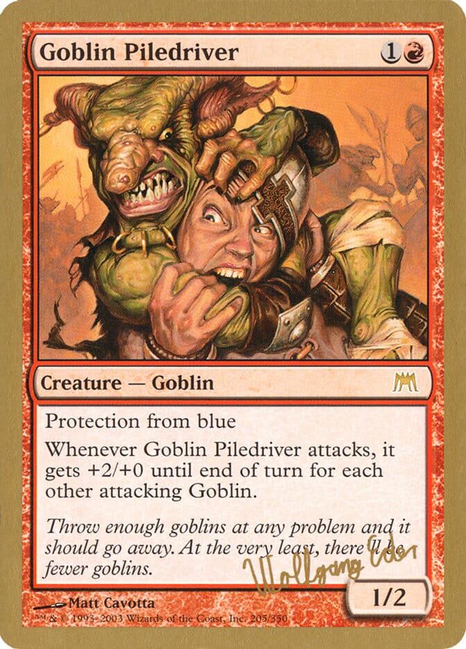 Goblin Piledriver (Wolfgang Eder) [World Championship Decks 2003] MTG Single Magic: The Gathering  | Multizone: Comics And Games