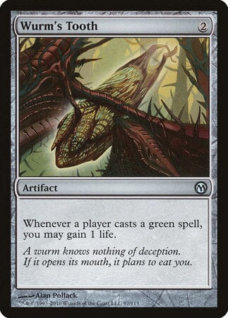 Wurm's Tooth [Duels of the Planeswalkers] MTG Single Magic: The Gathering  | Multizone: Comics And Games