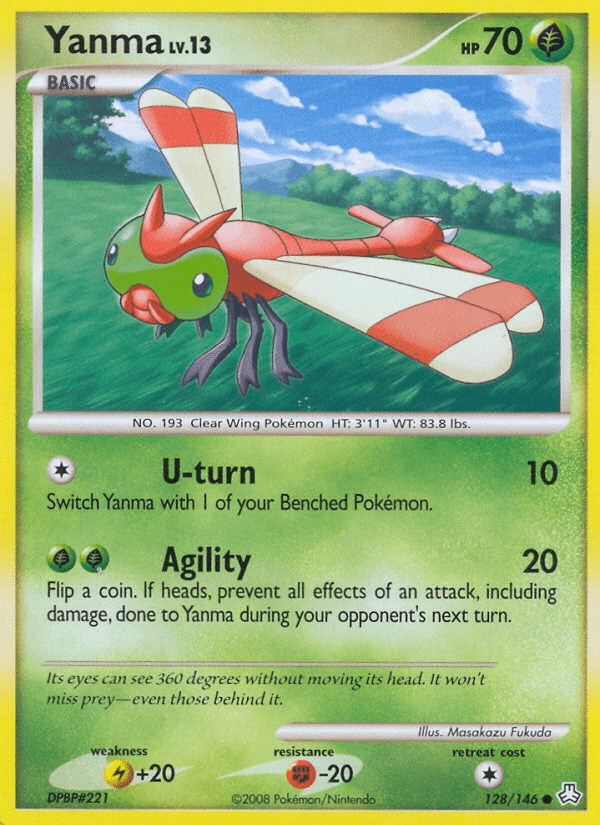 Yanma (128/146) [Diamond & Pearl: Legends Awakened] Pokemon Single Pokémon  | Multizone: Comics And Games
