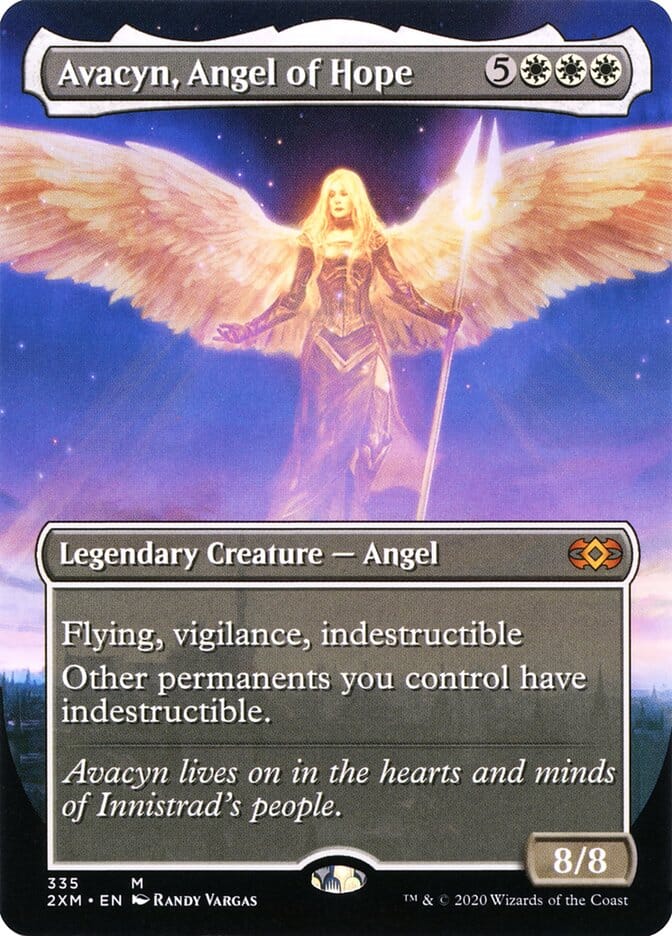 Avacyn, Angel of Hope (Borderless) [Double Masters] MTG Single Magic: The Gathering  | Multizone: Comics And Games