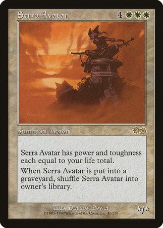 Serra Avatar [Urza's Saga] MTG Single Magic: The Gathering  | Multizone: Comics And Games