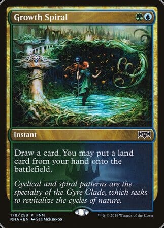 Growth Spiral [Ravnica Allegiance Promos] MTG Single Magic: The Gathering  | Multizone: Comics And Games