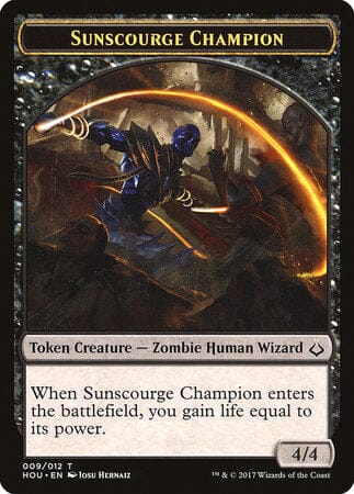 Sunscourge Champion Token [Hour of Devastation Tokens] MTG Single Magic: The Gathering  | Multizone: Comics And Games
