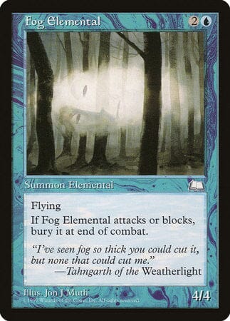 Fog Elemental [Weatherlight] MTG Single Magic: The Gathering  | Multizone: Comics And Games