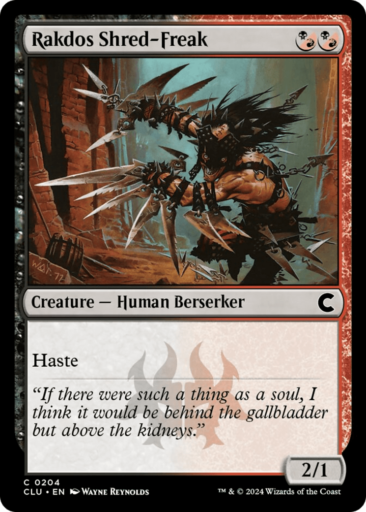 Rakdos Shred-Freak [Ravnica: Clue Edition] MTG Single Magic: The Gathering  | Multizone: Comics And Games