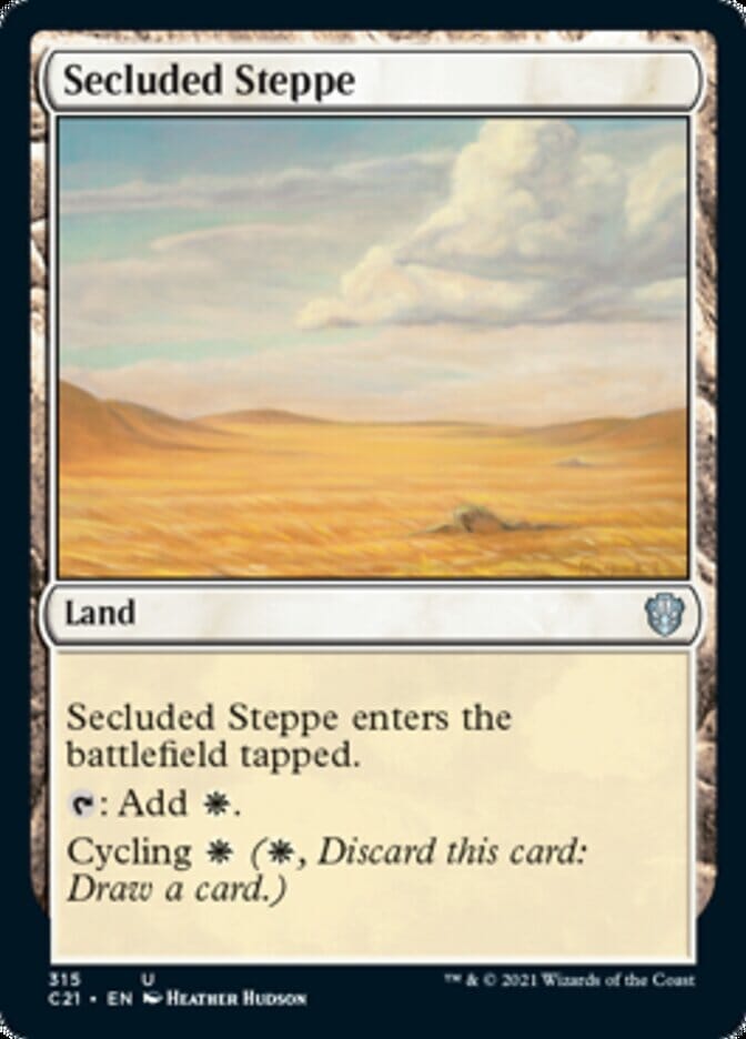 Secluded Steppe [Commander 2021] MTG Single Magic: The Gathering  | Multizone: Comics And Games
