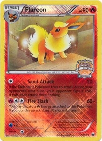 Flareon (12/108) (Regional Championship 2013 Promo) [Black & White: Dark Explorers] Pokemon Single Pokémon  | Multizone: Comics And Games