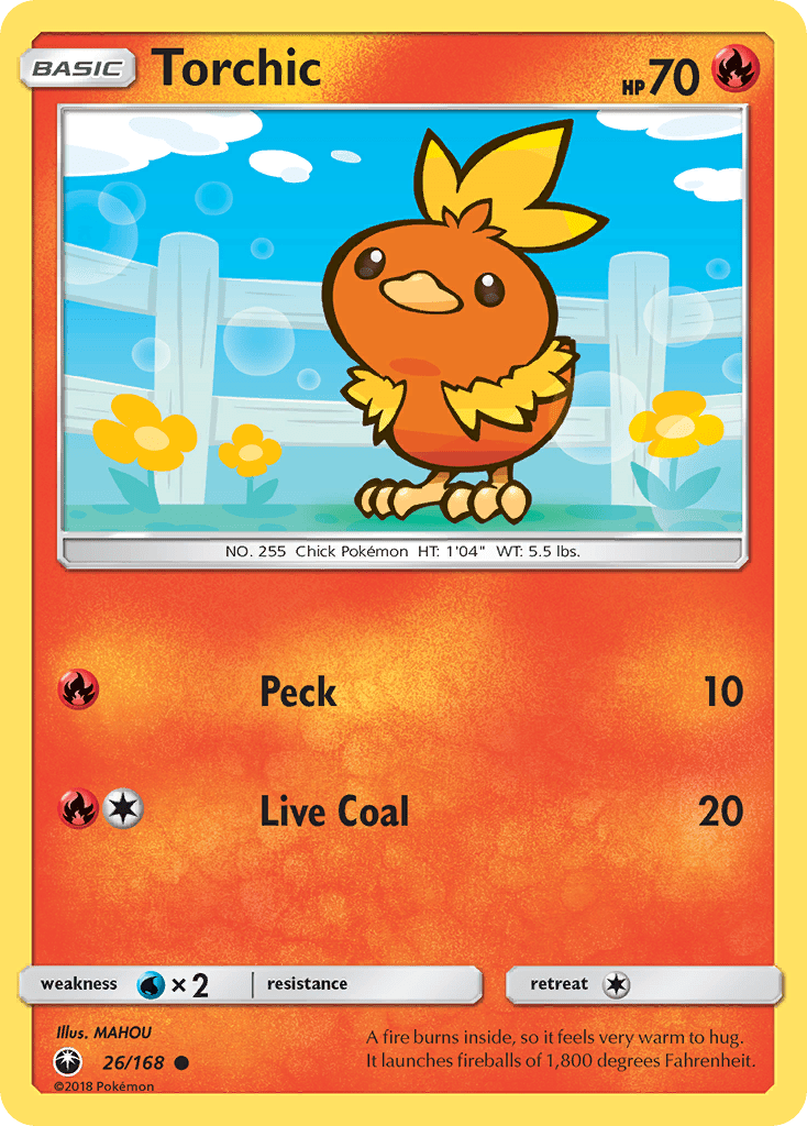 Torchic (26/168) [Sun & Moon: Celestial Storm] Pokemon Single Pokémon  | Multizone: Comics And Games