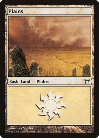 Plains (289) [Champions of Kamigawa] MTG Single Magic: The Gathering  | Multizone: Comics And Games