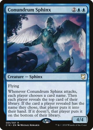 Conundrum Sphinx [Commander 2018] MTG Single Magic: The Gathering  | Multizone: Comics And Games