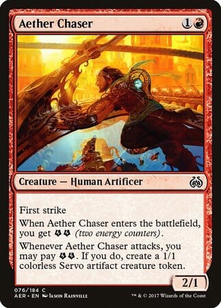 Aether Chaser [Aether Revolt] MTG Single Magic: The Gathering  | Multizone: Comics And Games