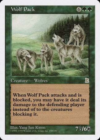 Wolf Pack [Portal Three Kingdoms] MTG Single Magic: The Gathering  | Multizone: Comics And Games