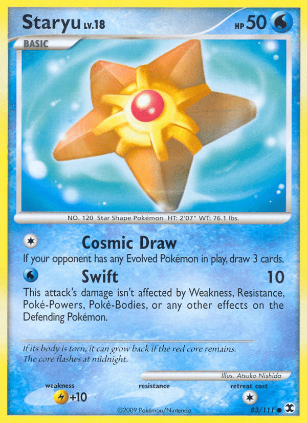 Staryu (83/111) [Platinum: Rising Rivals] Pokemon Single Pokémon  | Multizone: Comics And Games