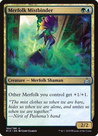 Merfolk Mistbinder [Rivals of Ixalan] MTG Single Magic: The Gathering  | Multizone: Comics And Games