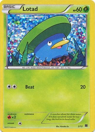 Lotad (2/12) [McDonald's Promos: 2015 Collection] Pokemon Single Pokémon  | Multizone: Comics And Games