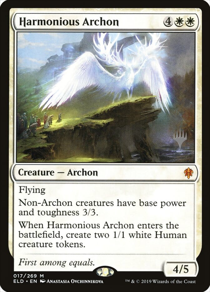 Harmonious Archon (Promo Pack) [Throne of Eldraine Promos] MTG Single Magic: The Gathering  | Multizone: Comics And Games