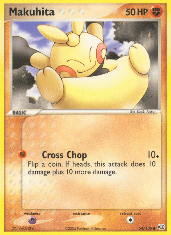 Makuhita (54/106) [EX: Emerald] Pokemon Single Pokémon  | Multizone: Comics And Games