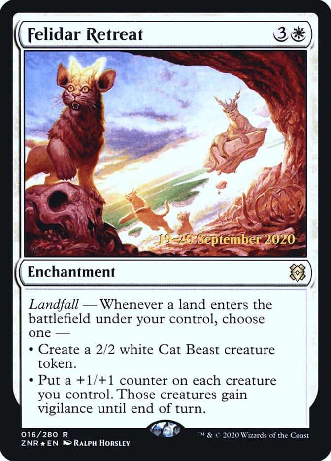Felidar Retreat [Zendikar Rising Prerelease Promos] MTG Single Magic: The Gathering  | Multizone: Comics And Games