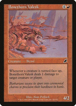 Bonethorn Valesk [Scourge] MTG Single Magic: The Gathering  | Multizone: Comics And Games