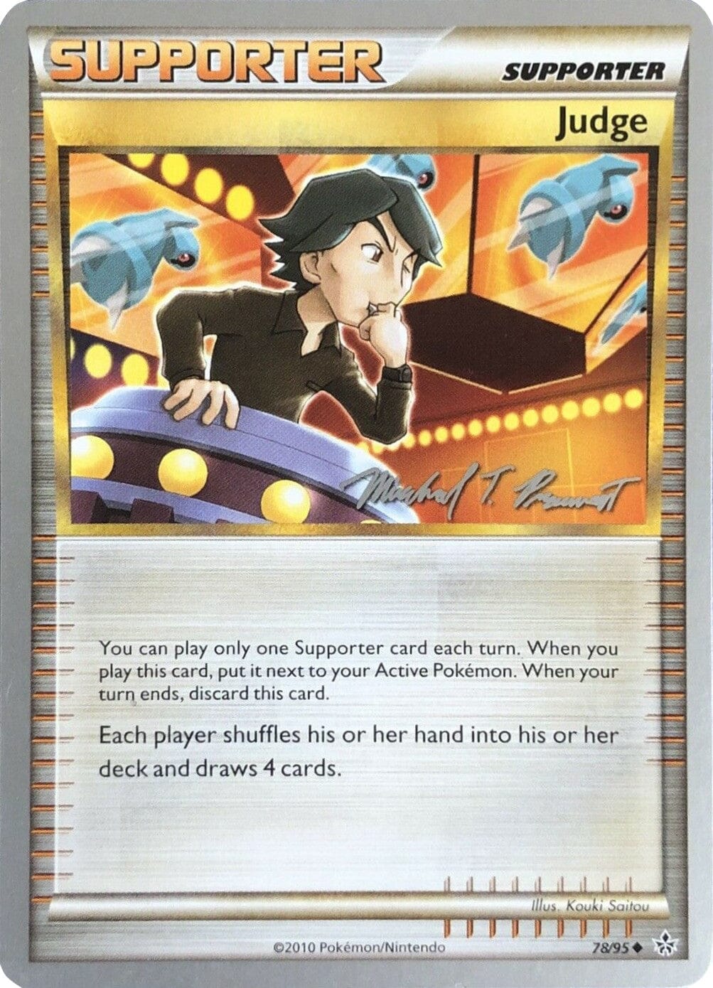 Judge (78/95) (Boltevoir - Michael Pramawat) [World Championships 2010] Pokemon Single Pokémon  | Multizone: Comics And Games