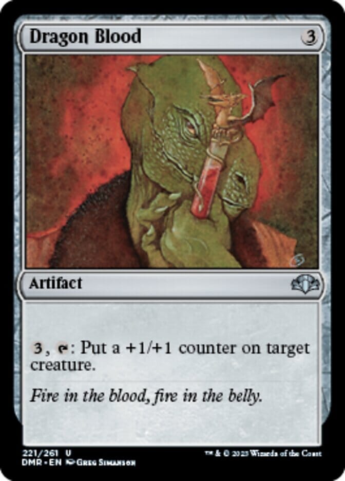Dragon Blood [Dominaria Remastered] MTG Single Magic: The Gathering  | Multizone: Comics And Games