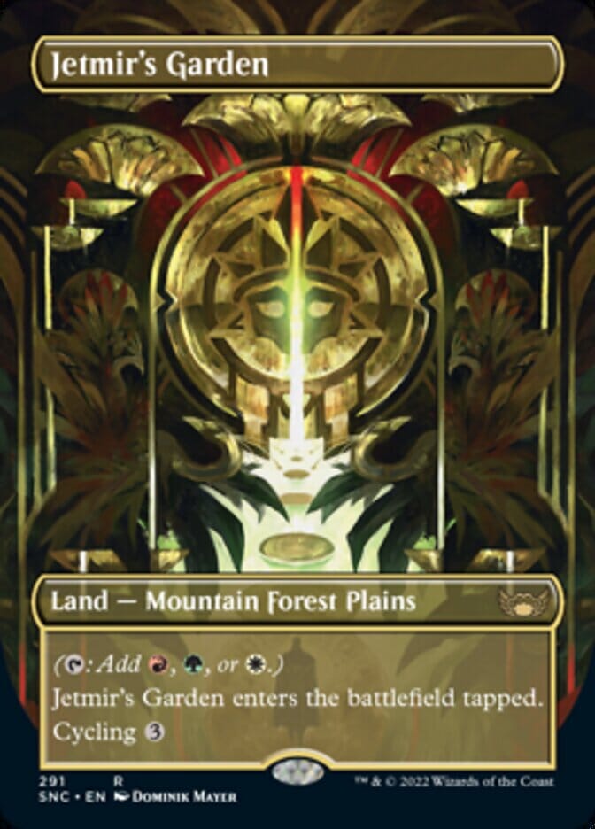 Jetmir's Garden (Borderless Alternate Art) [Streets of New Capenna] MTG Single Magic: The Gathering  | Multizone: Comics And Games