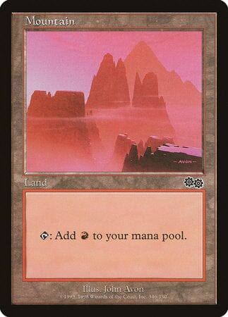 Mountain (346) [Urza's Saga] MTG Single Magic: The Gathering  | Multizone: Comics And Games