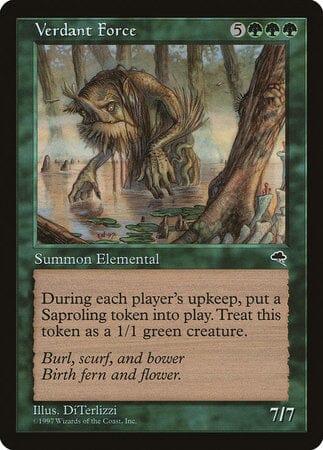 Verdant Force [Tempest] MTG Single Magic: The Gathering  | Multizone: Comics And Games