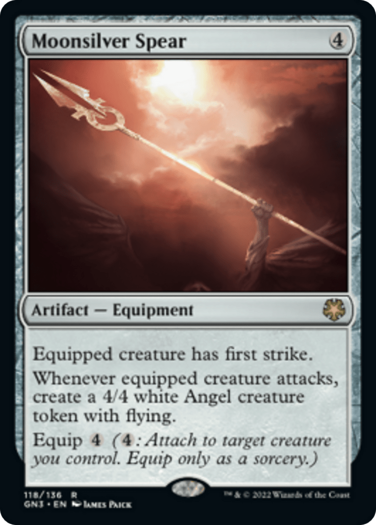 Moonsilver Spear [Game Night: Free-for-All] MTG Single Magic: The Gathering  | Multizone: Comics And Games