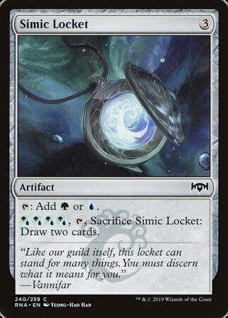 Simic Locket [Ravnica Allegiance] MTG Single Magic: The Gathering  | Multizone: Comics And Games