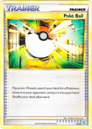 Poke Ball (23/30) [HeartGold & SoulSilver: Trainer Kit - Gyarados] Pokemon Single Pokémon  | Multizone: Comics And Games