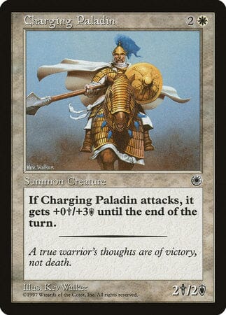Charging Paladin [Portal] MTG Single Magic: The Gathering  | Multizone: Comics And Games