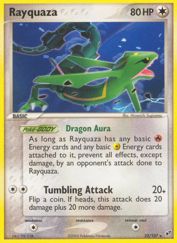 Rayquaza (22/107) [EX: Deoxys] Pokemon Single Pokémon  | Multizone: Comics And Games