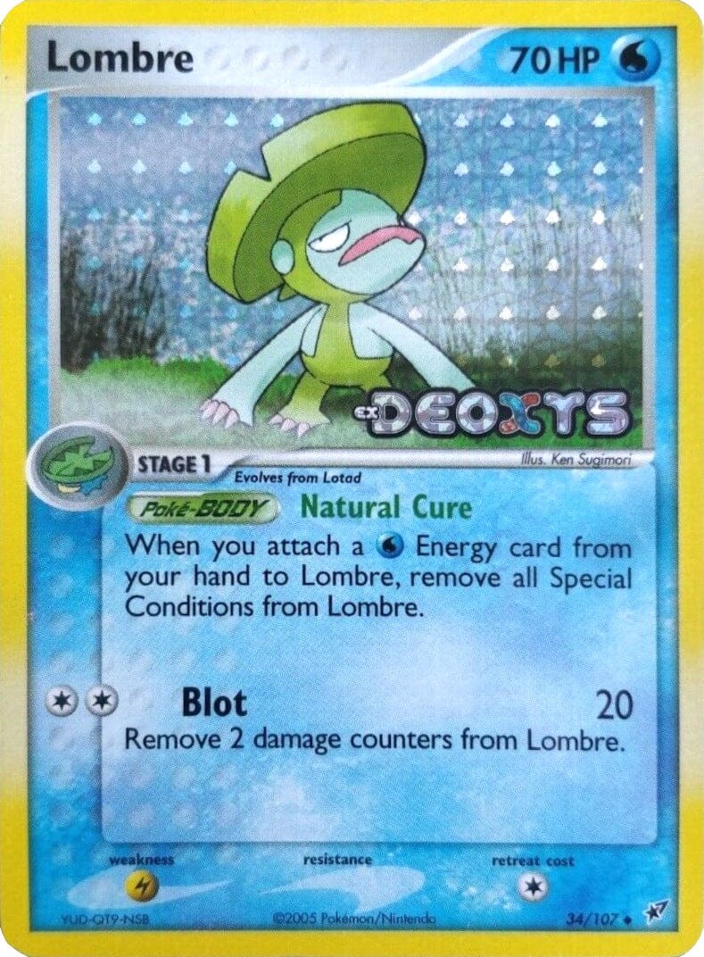 Lombre (34/107) (Stamped) [EX: Deoxys] Pokemon Single Pokémon  | Multizone: Comics And Games