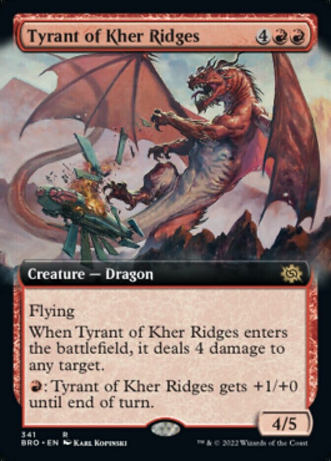 Tyrant of Kher Ridges (Extended Art) [The Brothers' War] | Multizone: Comics And Games