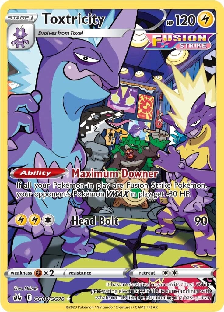 Toxtricity (GG09/GG70) [Sword & Shield: Crown Zenith] Pokemon Single Pokémon  | Multizone: Comics And Games