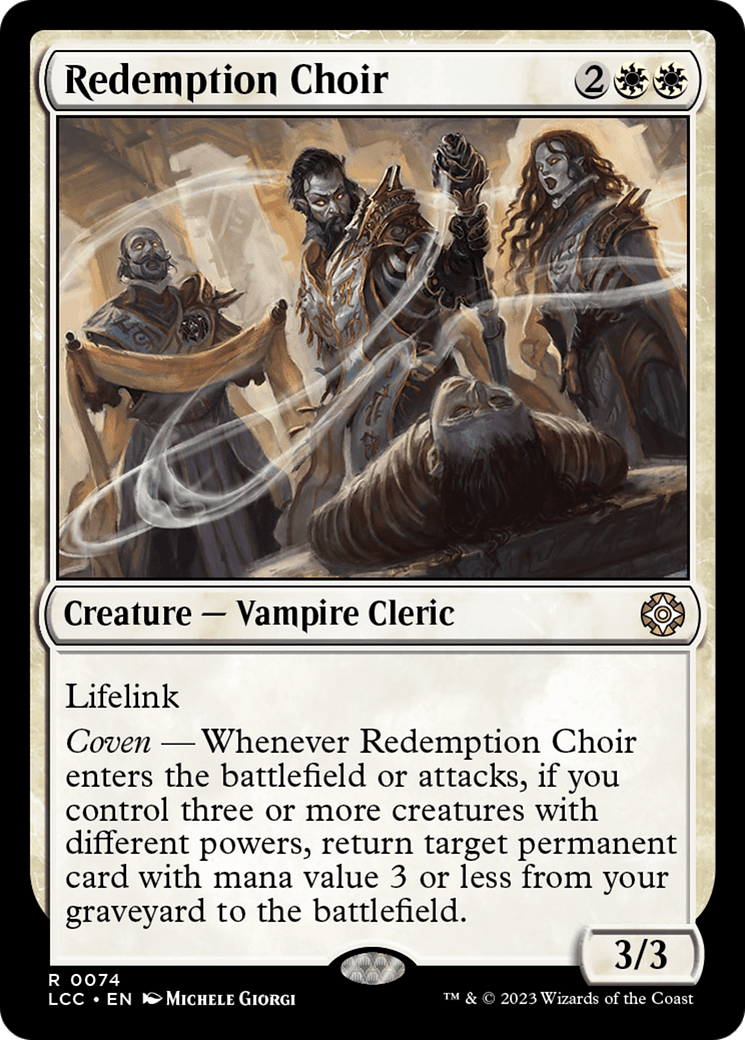 Redemption Choir [The Lost Caverns of Ixalan Commander] MTG Single Magic: The Gathering  | Multizone: Comics And Games